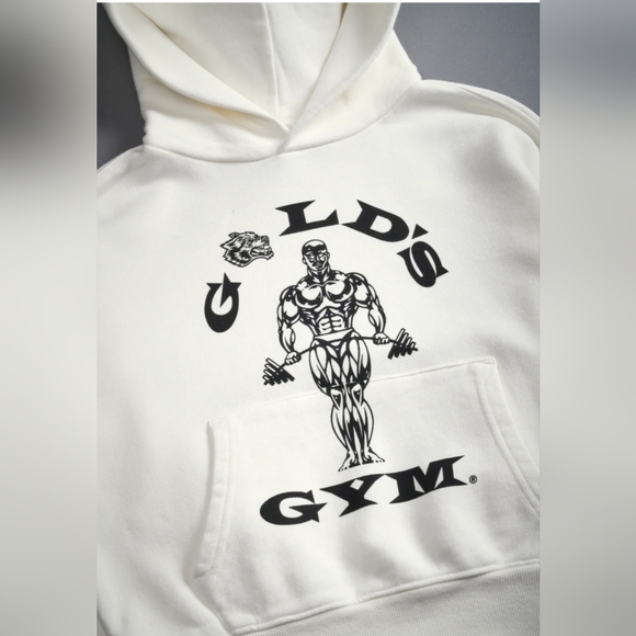 Darc Sport "Gold's Wolf" Owen (Cropped) Hoodie - Picture 12 of 16